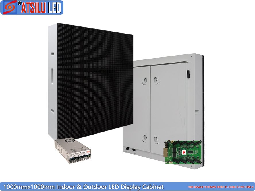 Indoor & Outdoor 1000mmx1000mm LED Display Cabinet